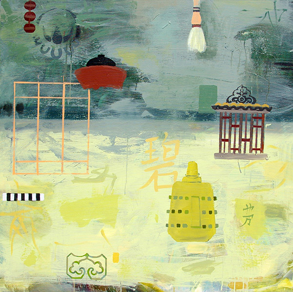 Chinese II, 36 x 36", 2012